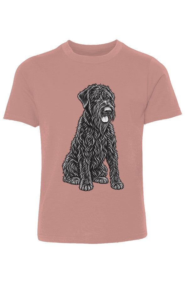 Giant Schnauzer Youth Cotton Crew