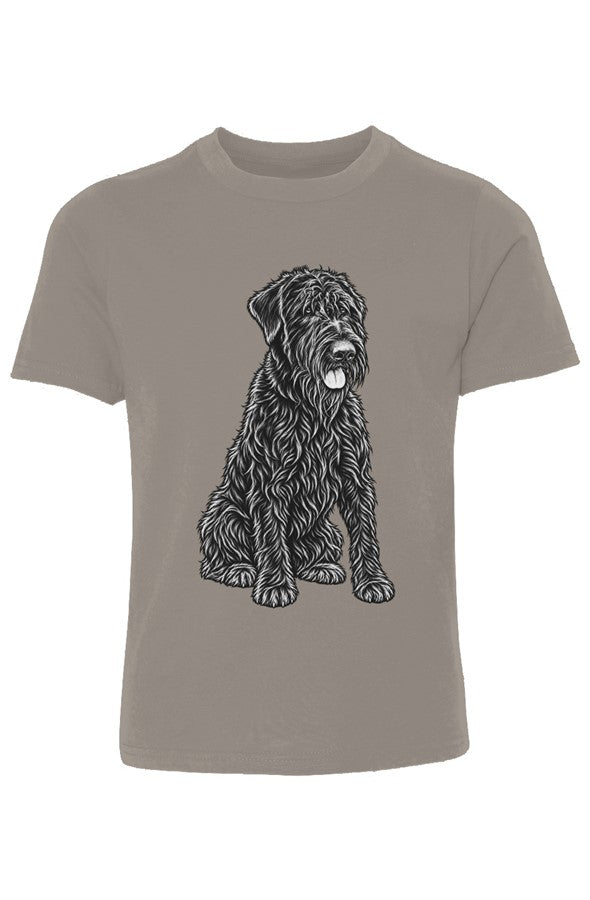 Giant Schnauzer Youth Cotton Crew